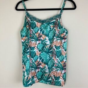 Tabitha Webb Slip Satin Lace Sleepwear Tank Top XS